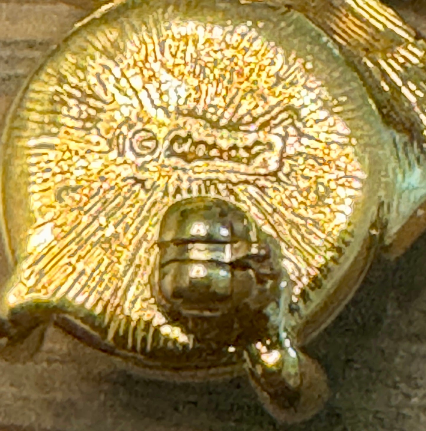 Vintage Signed MONET Snowman Pin